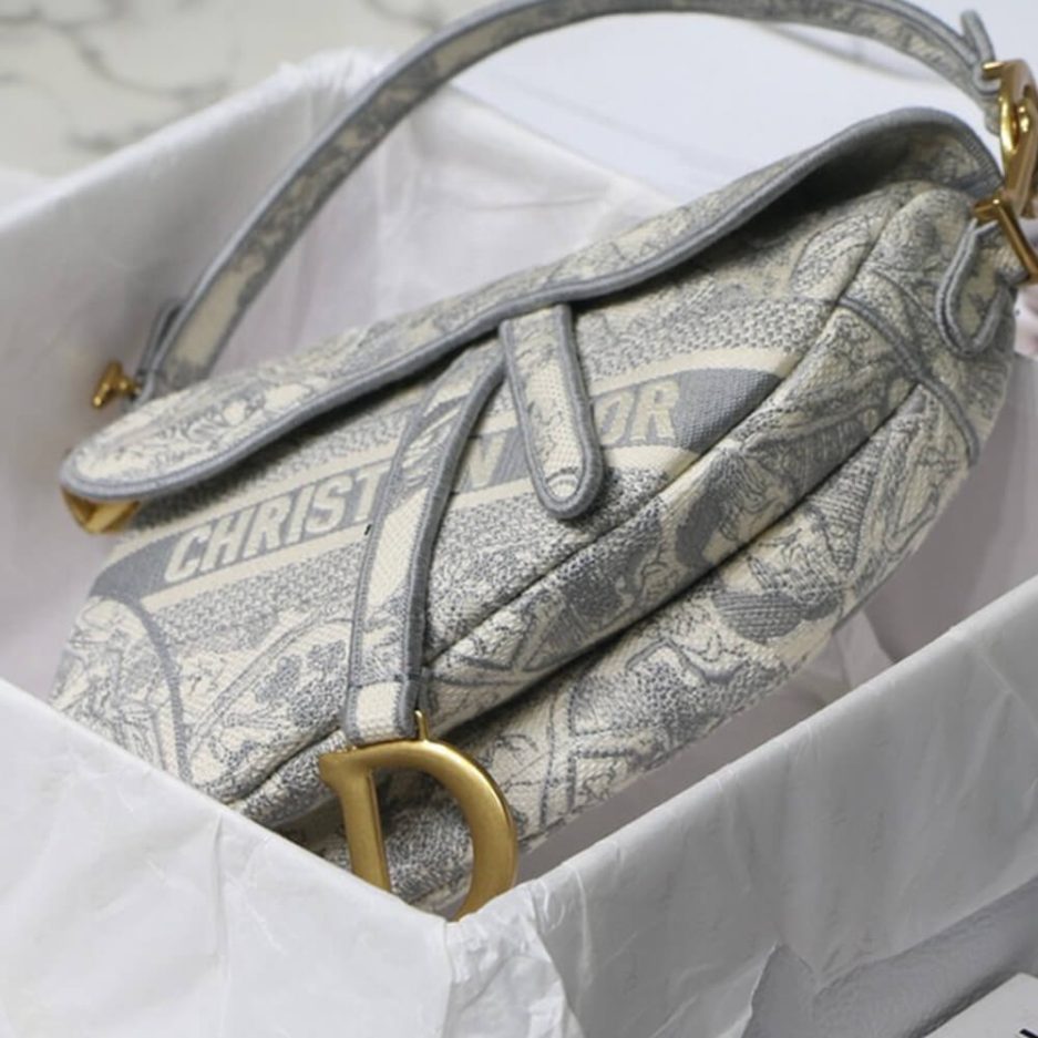 Dior Saddle Bag – Oblique Canvas