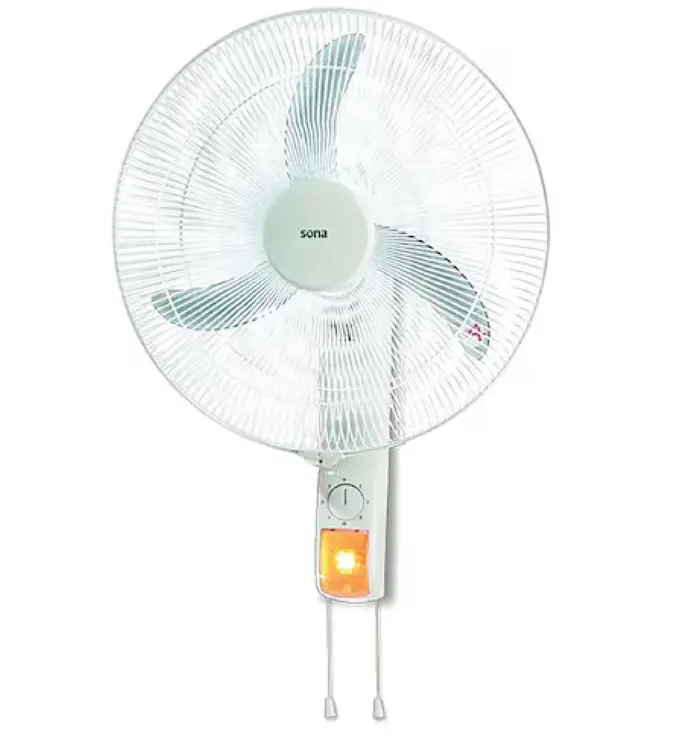 سونا مروحة حائط, 18 انش, 3 سرعات – أبيضWF-550