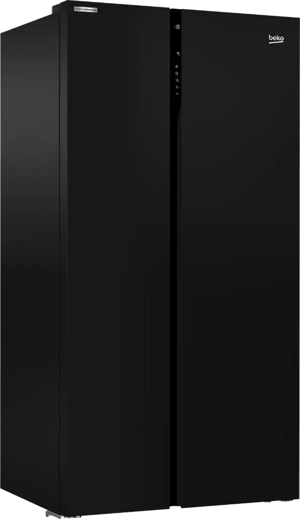 ثلاجة بيكو سايد باي سايد اسود سكوريت GN164020GB