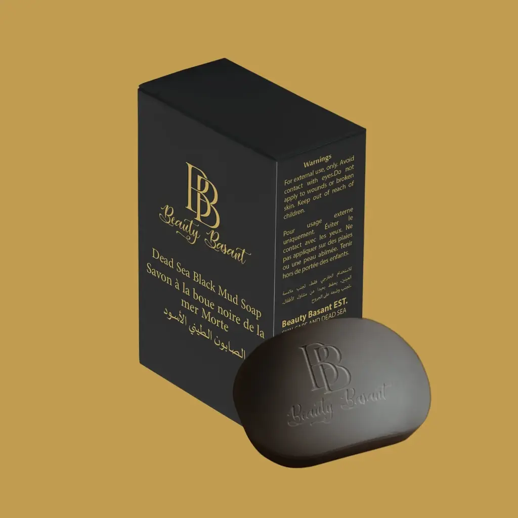 صابون الطين الأسود من البحر الميت | Dead Sea Black Mud Soap