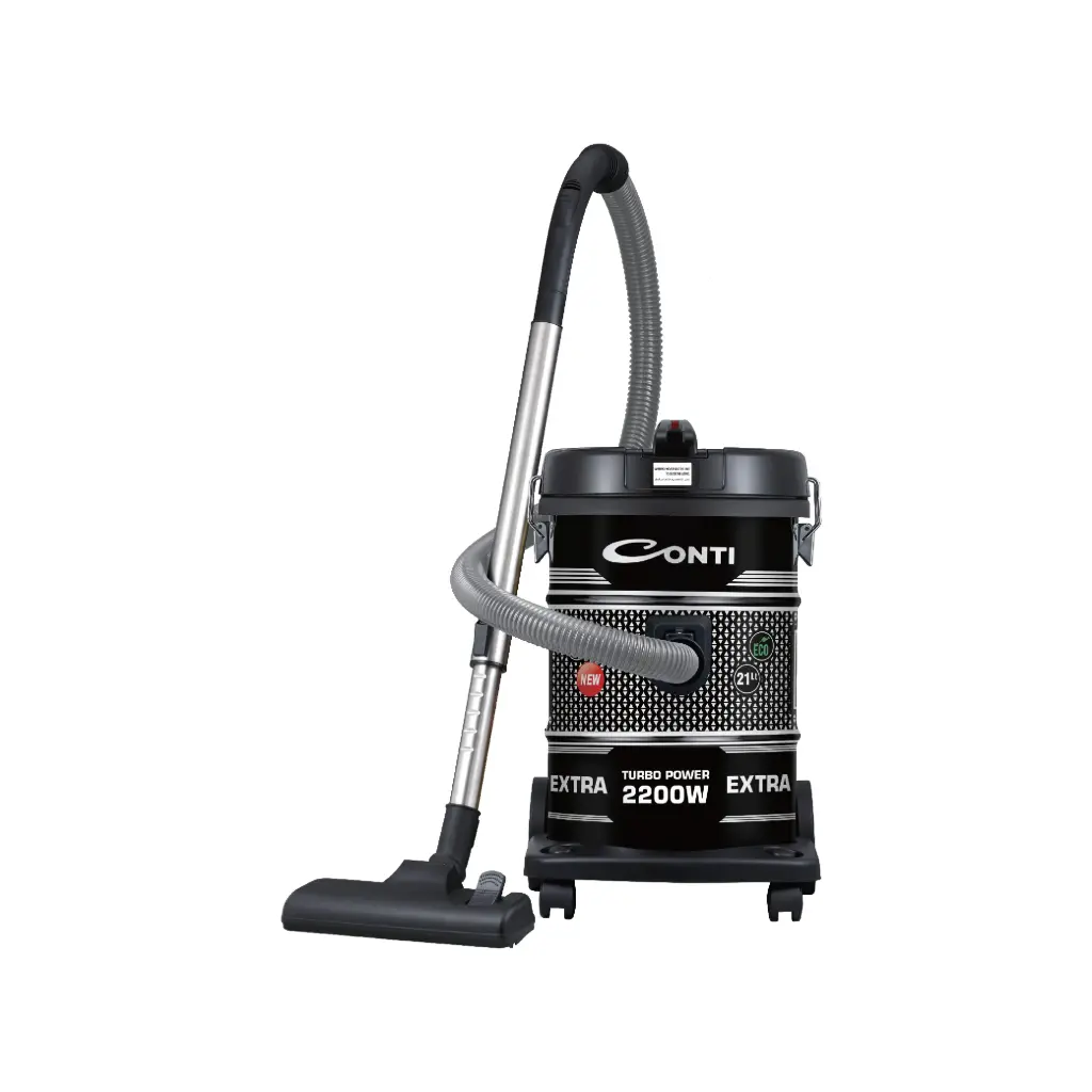 CONTI VACUUM CLEANER - 2200W - METAL DRUM