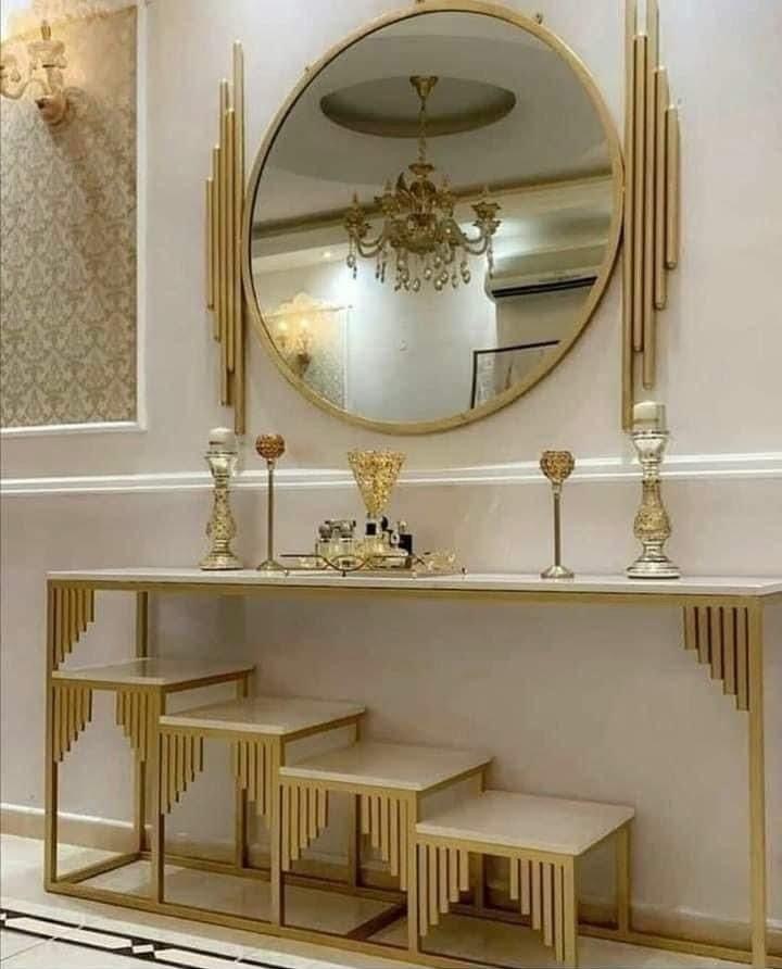 مراية مدخل مع طاولة كونسول 