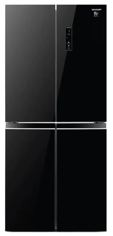 ثلاجة شارب 560 لتر 4 ابواب سيكوريت اسود SJ-FH560-BK3