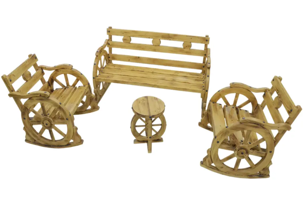 Outdoor Seating Set Wooden