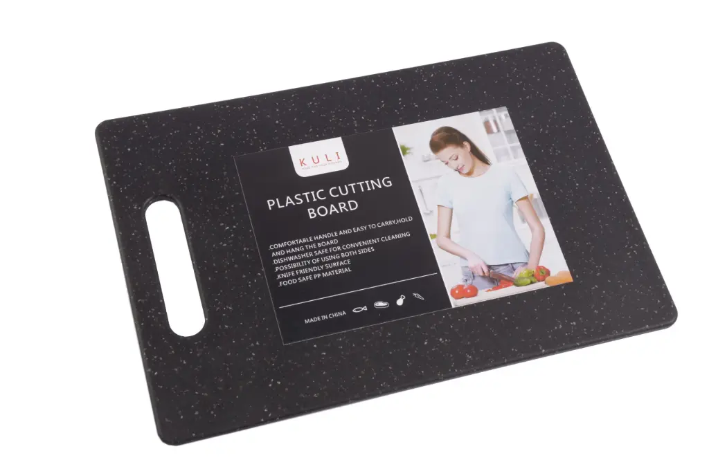 Plastic Cutting Board – Black