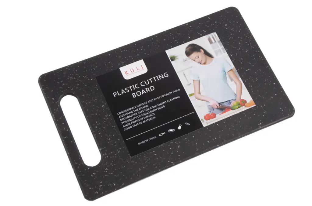 Plastic Cutting Board – Black
