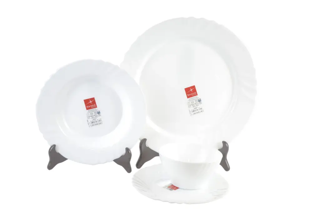 White Food Plate – Flat