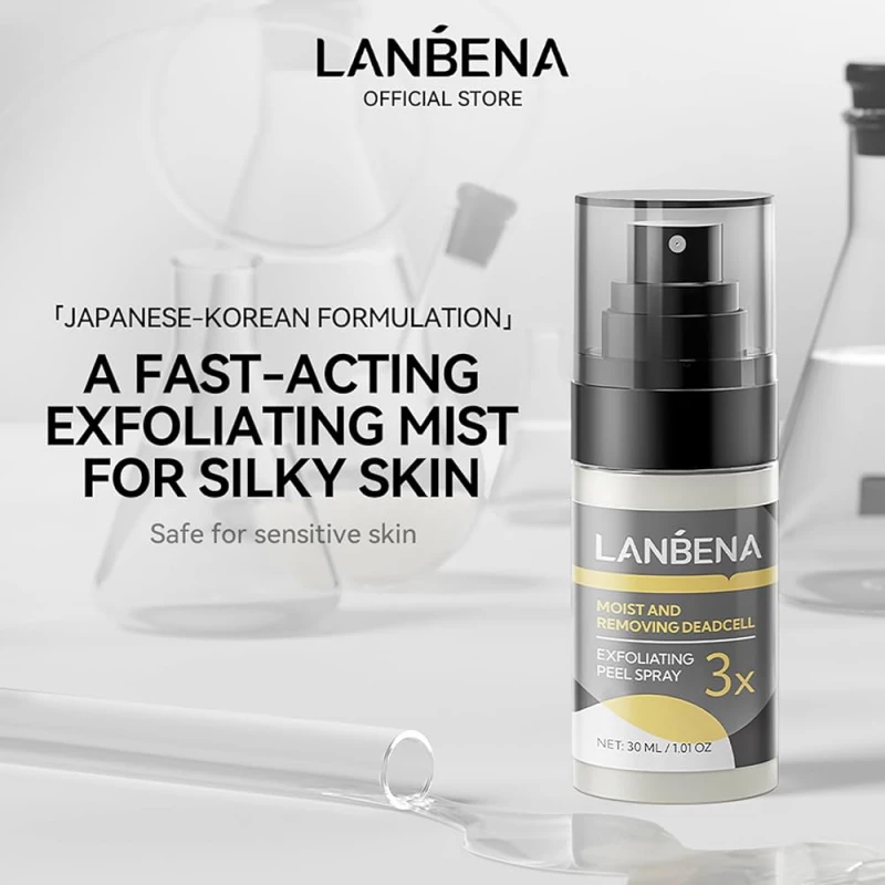 lanbena exfoliating peeling spray