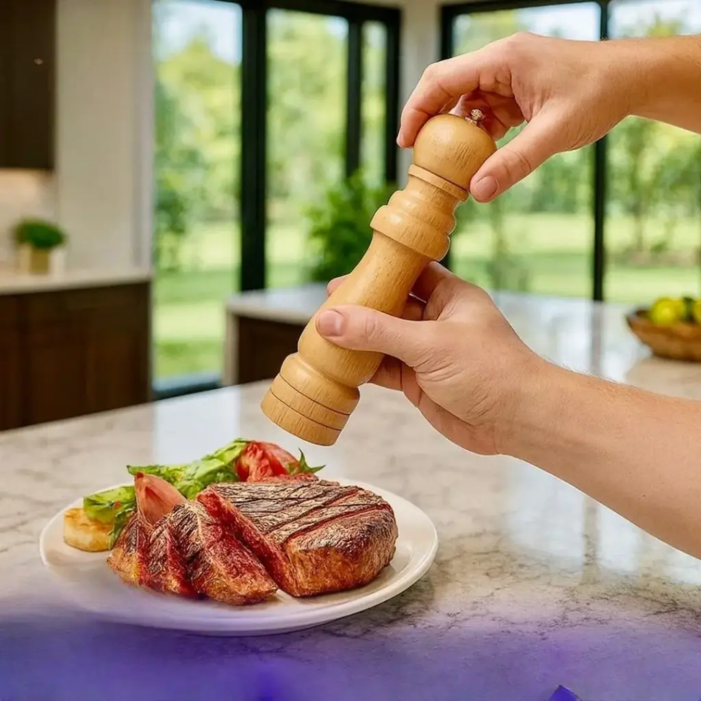 مطحنة فلفل او ملح يدوية 