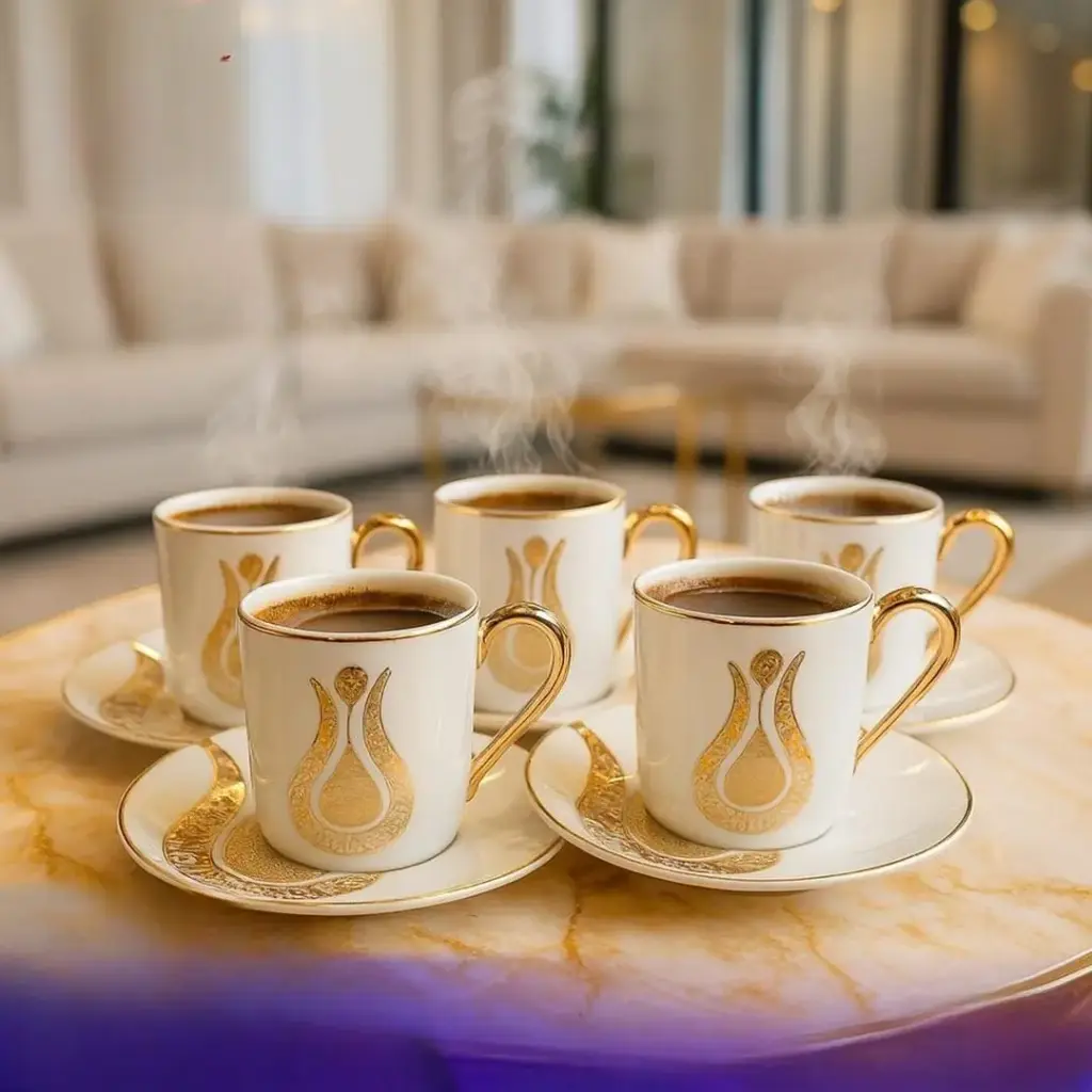 طقم فناجين طم عدد 6