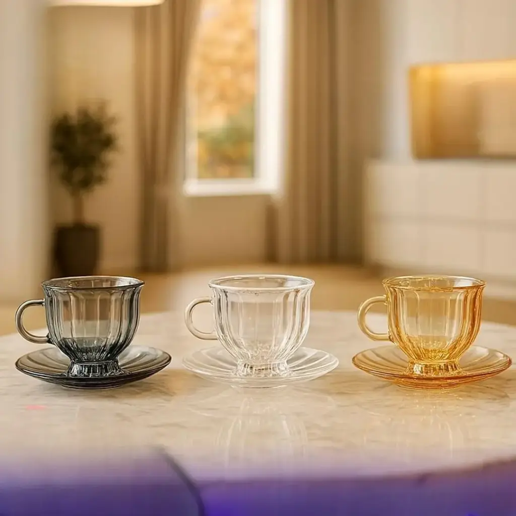 طقم فناجين شاي عدد 6