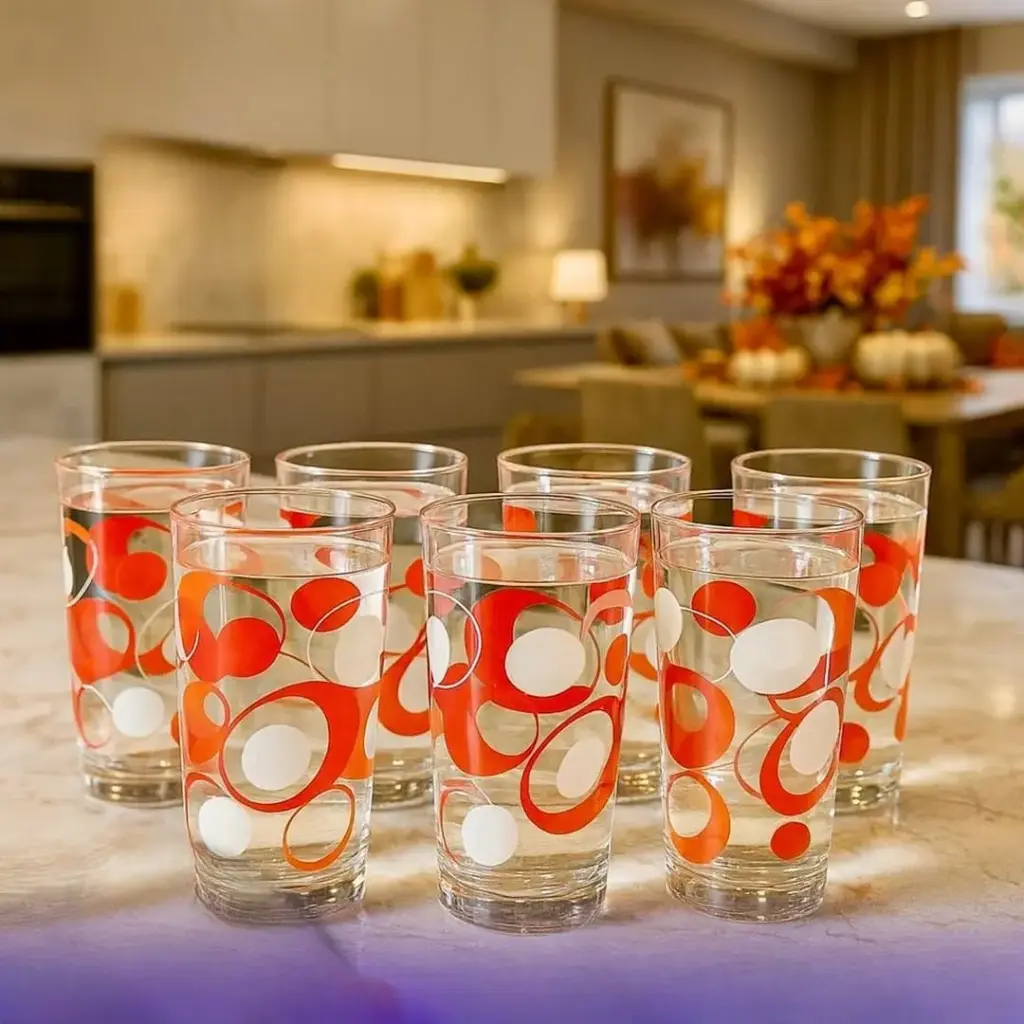 طقم كاسات عصير عدد 6