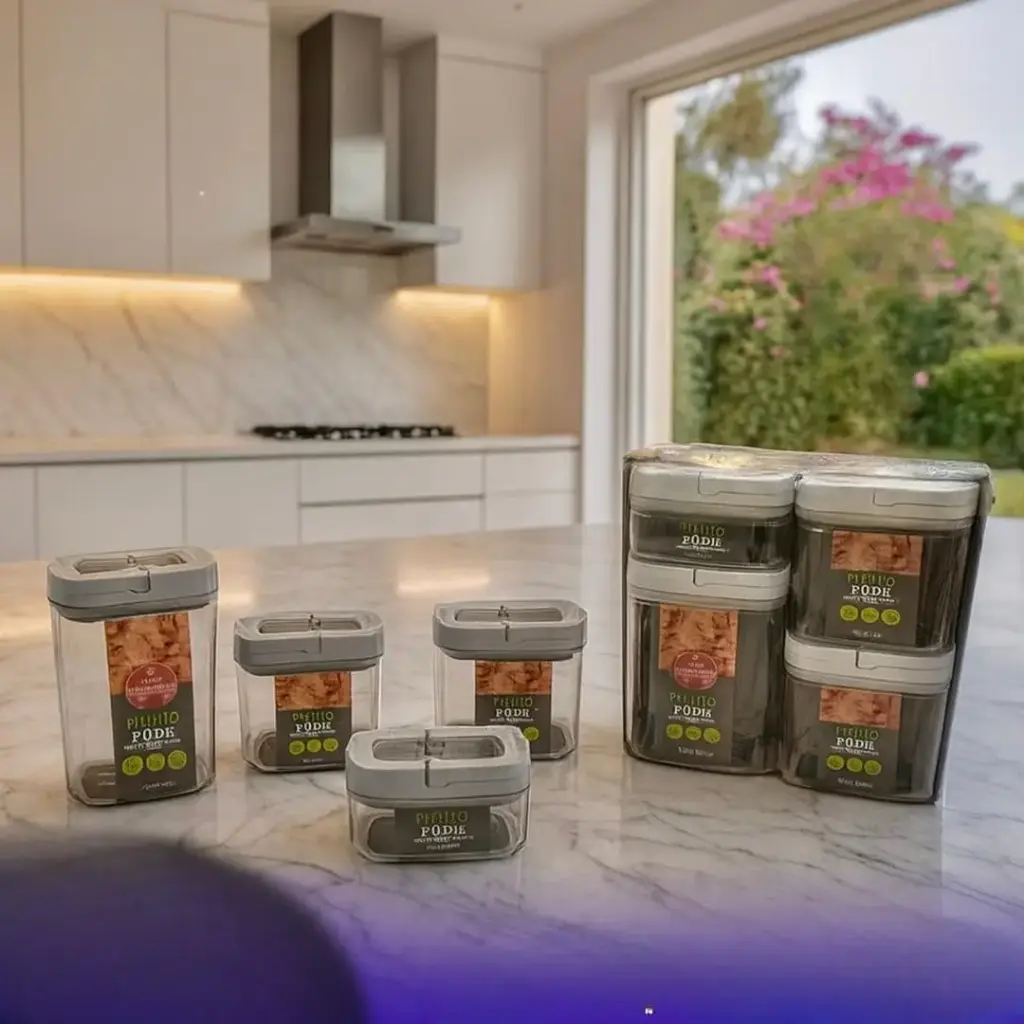 حافظة بهارات من البلاستيك المقوى عدد 4