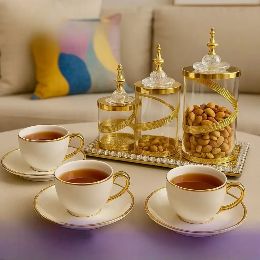 طقم فناجين حجم كبير عدد 6