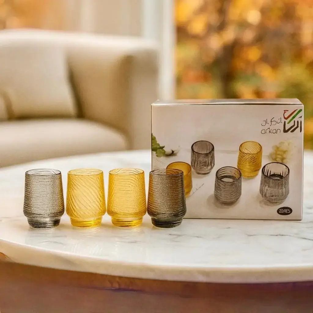 طقم كاسات عصير عدد 12