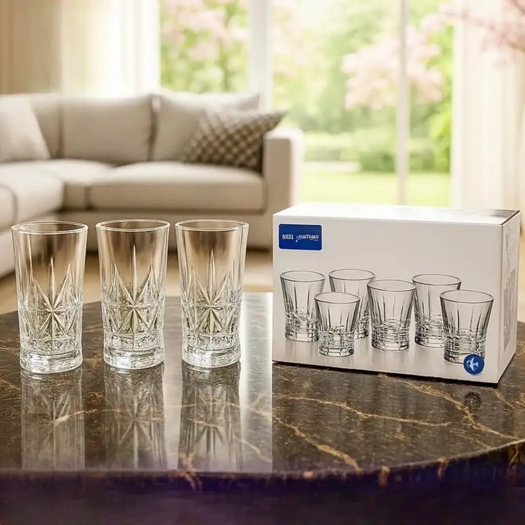 طقم كاسات عصير 