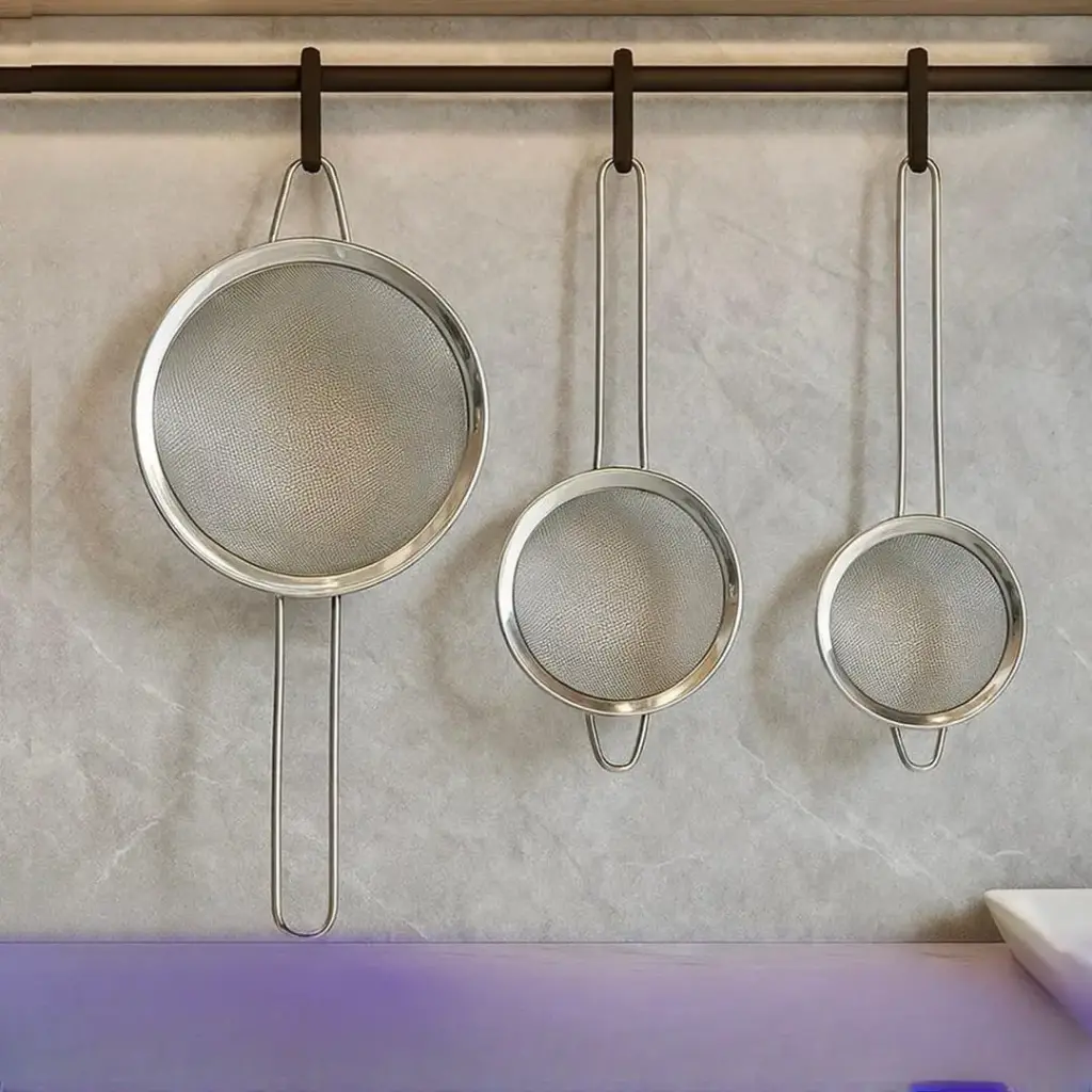 طقم مصفاة عدد 3 باحجام مختلفة 