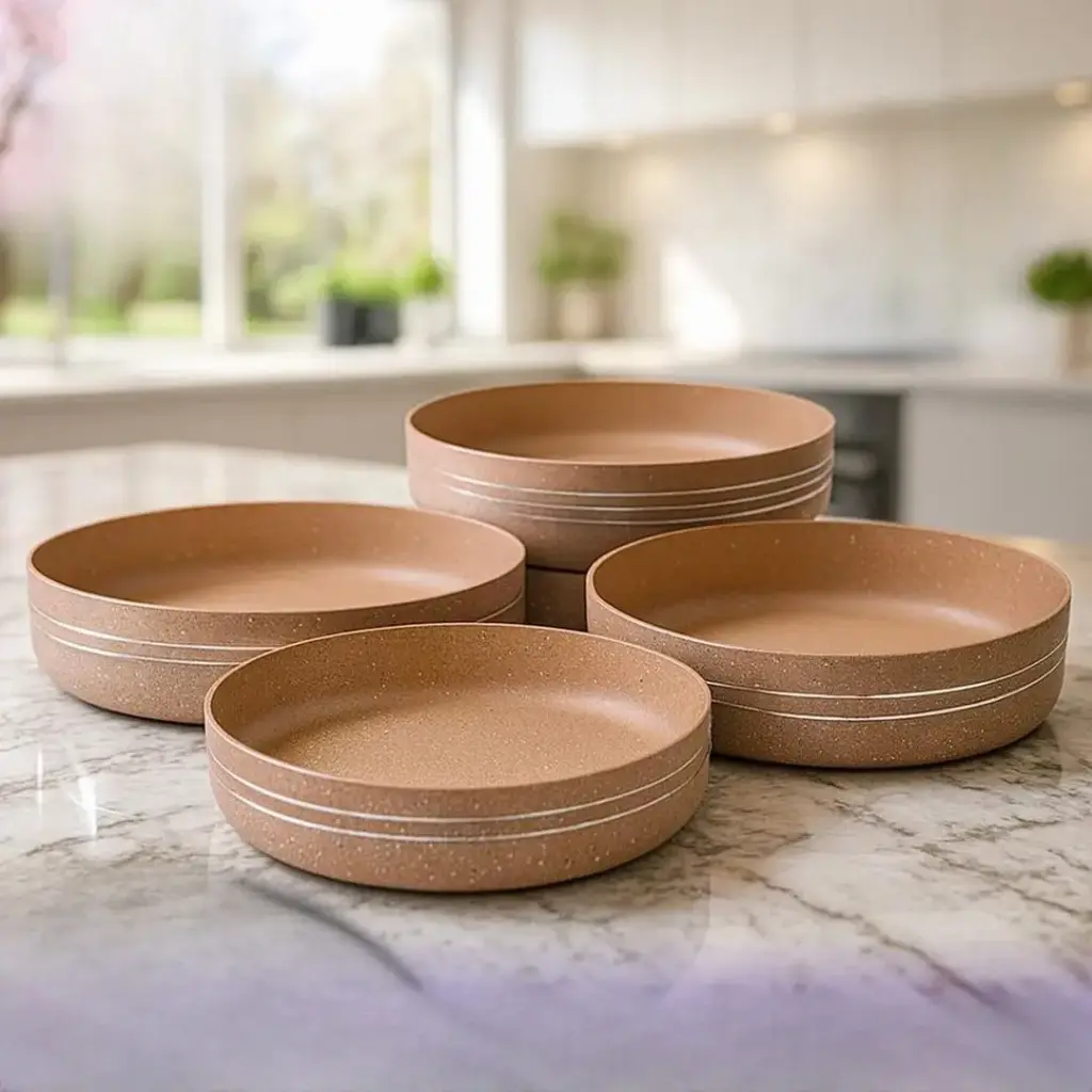 طقم صواني جرانيت 4 قطع 