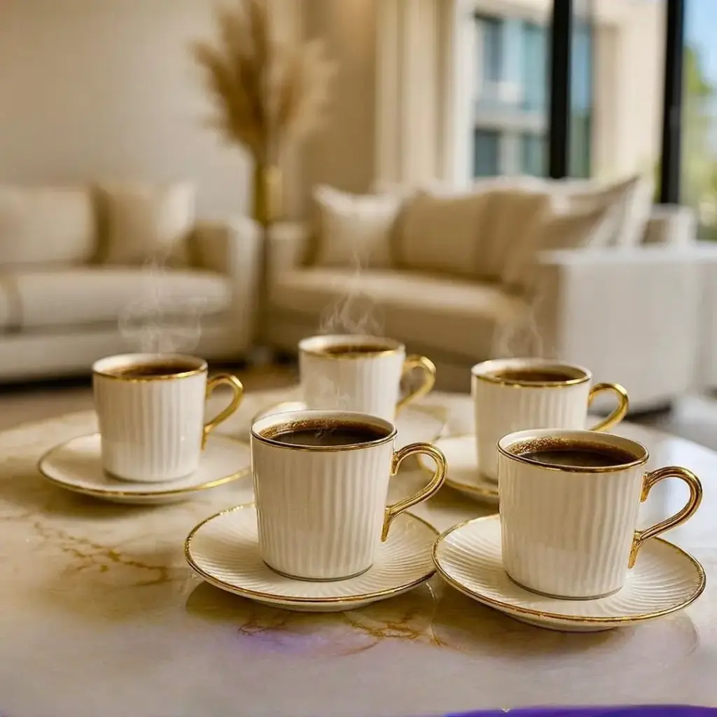 طقم فناجين قهوة عدد 6