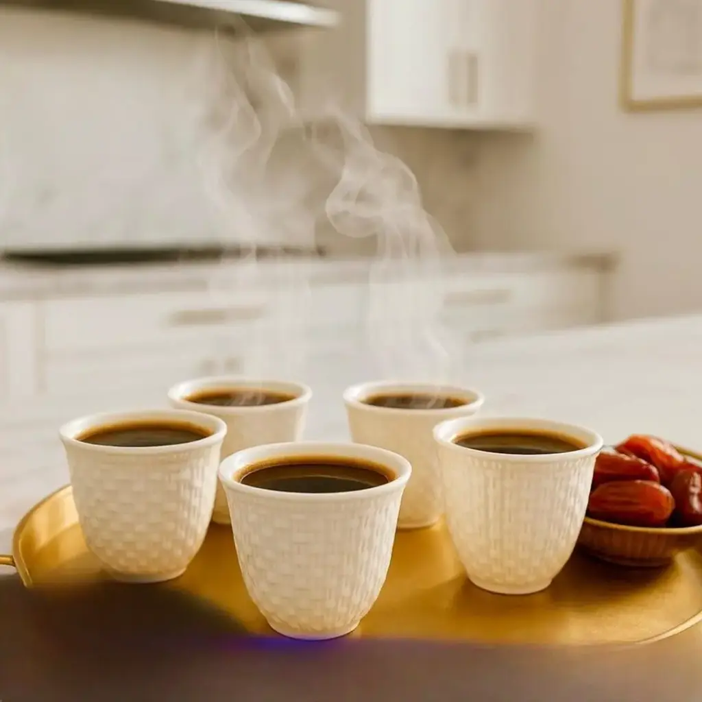 طقم فناجين قهوة عربي عدد 6