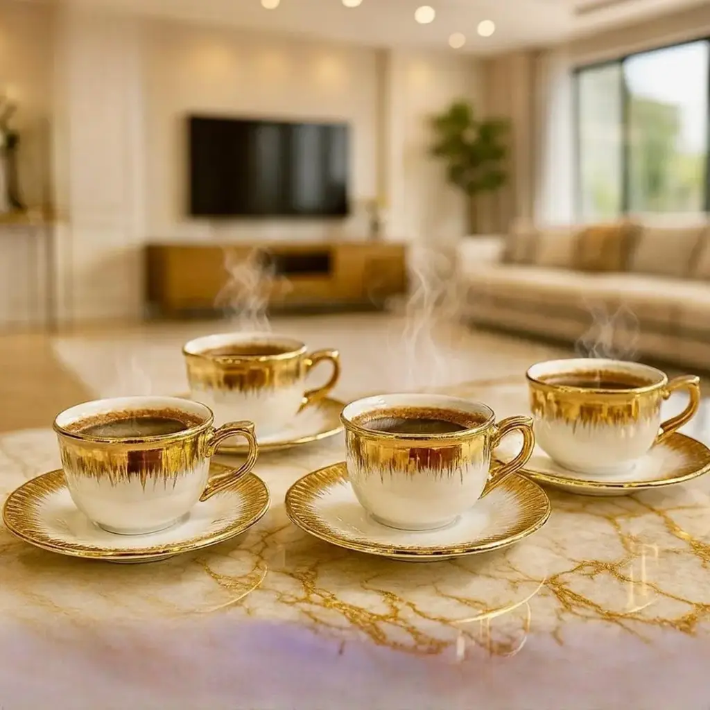 طقم فناجين قهوة عدد 6