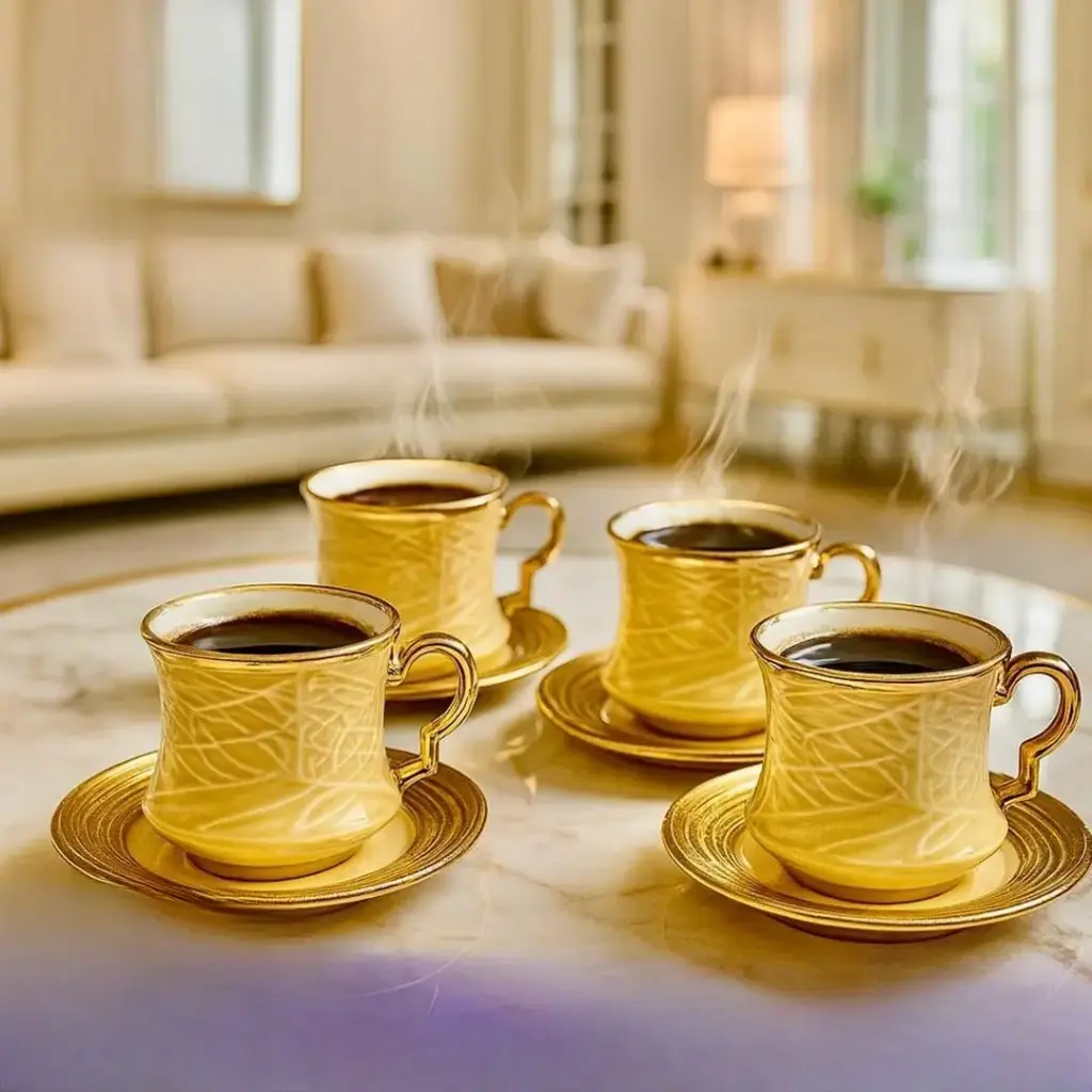 طقم 6 فناجين قهوة