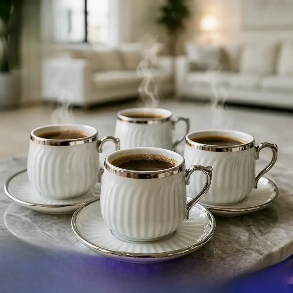 طقم 12 فنجان قهوة 