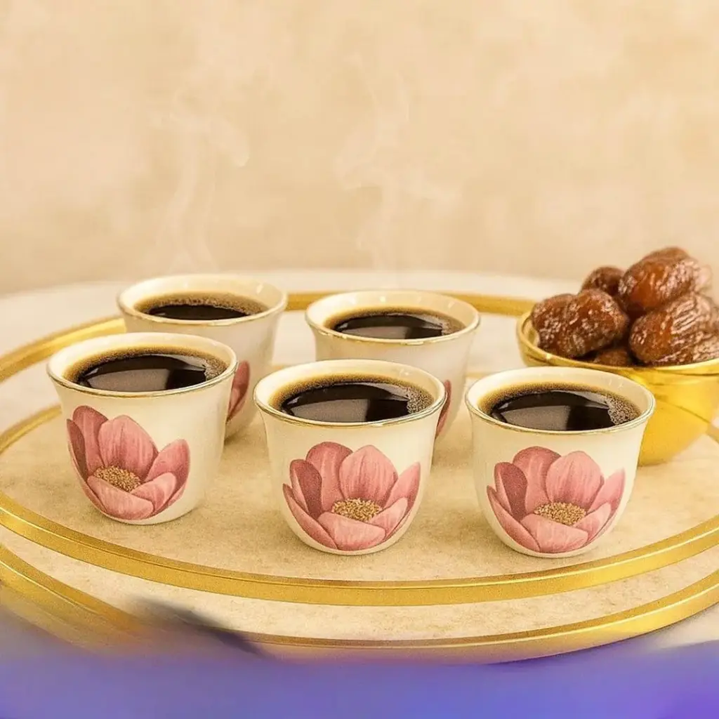 طقم فناجين قهوة عربي عدد 12