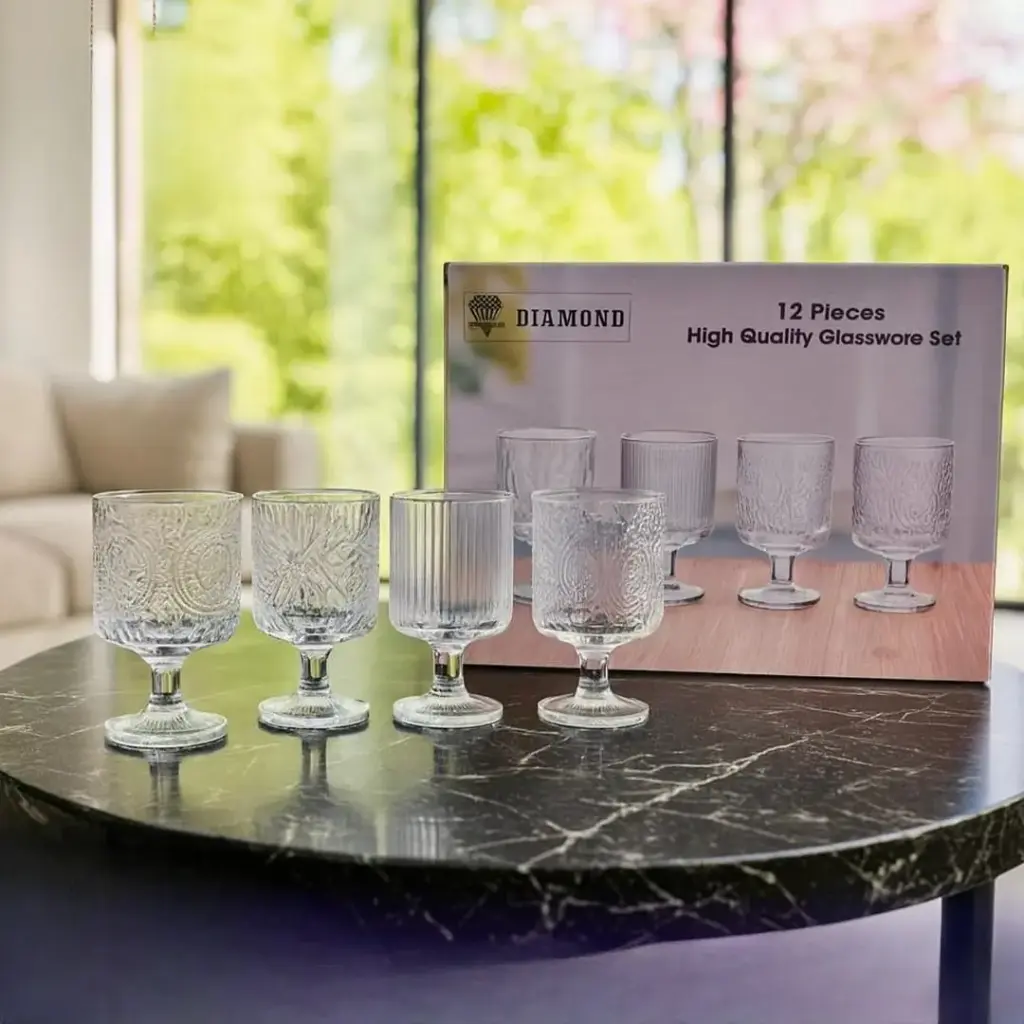 طقم كاسات عصير عدد 12