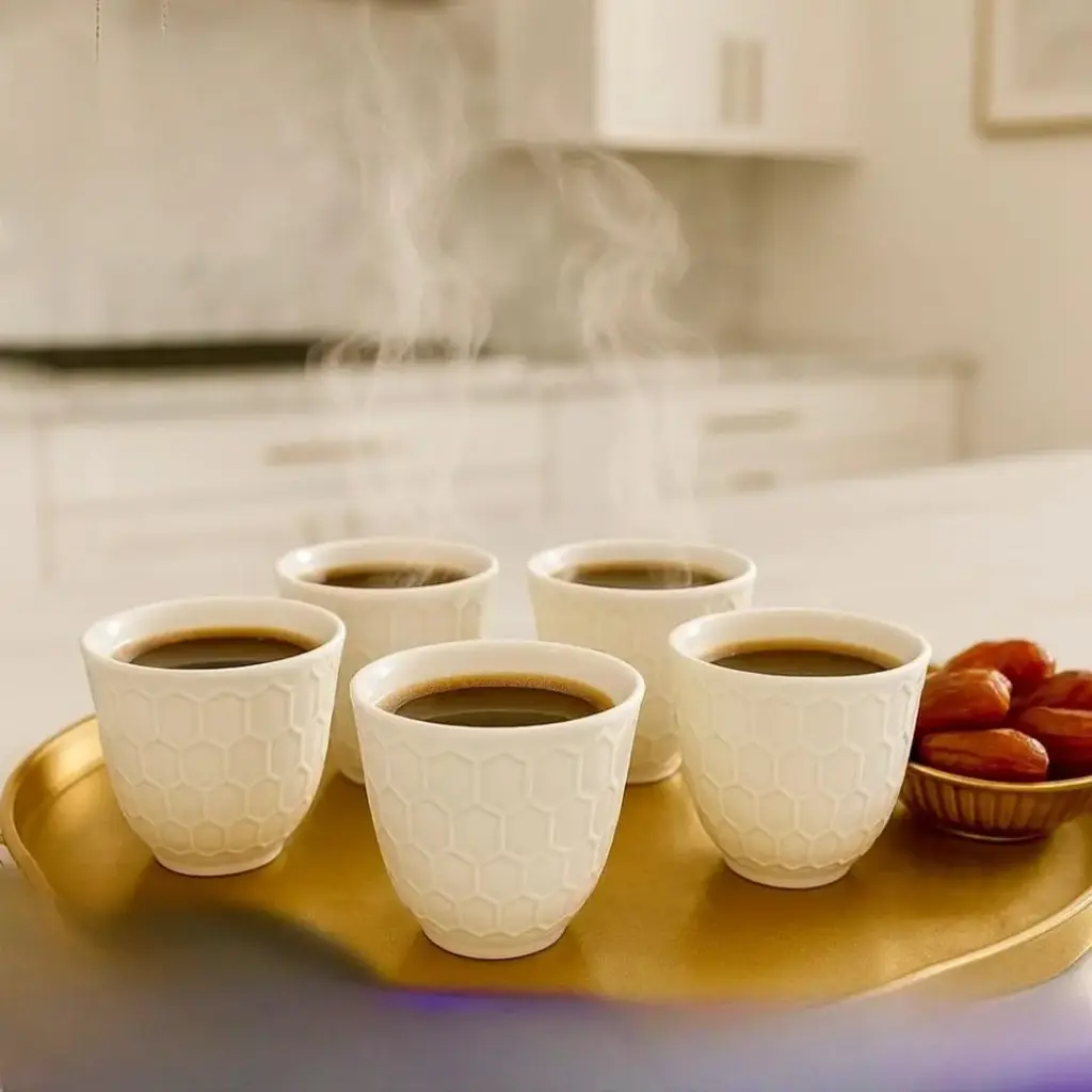 طقم فناجين قهوة عربي عدد 6 
