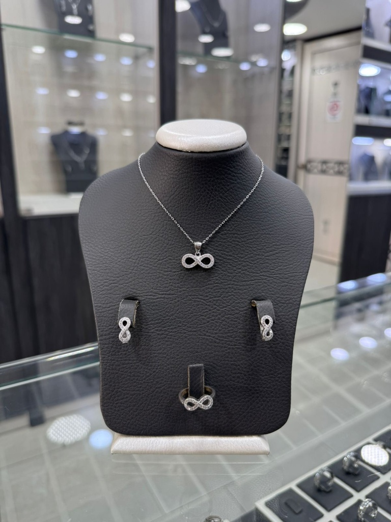 طقم "الأبدية" – فضة خالصة