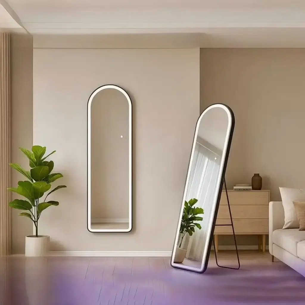 مرايا ستاند وتعليق 3 اضاءات بالمس 160*58 سم 