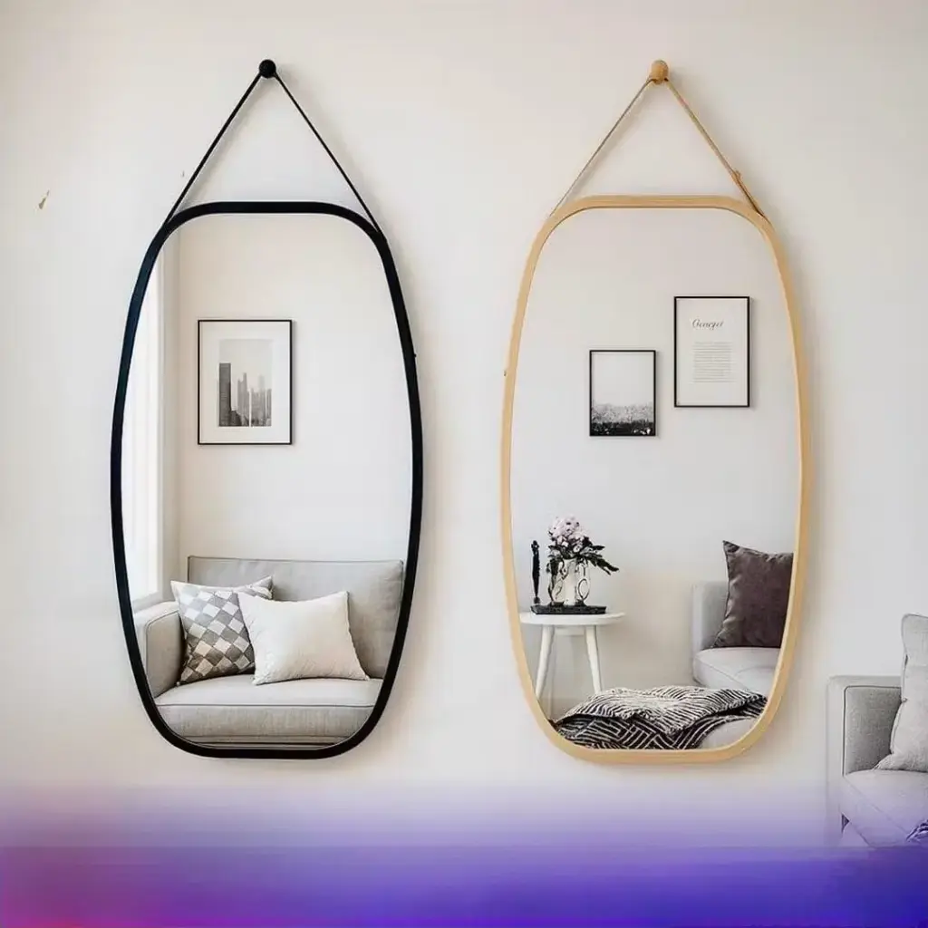 مرايا تعليق بيضاوية الشكل 