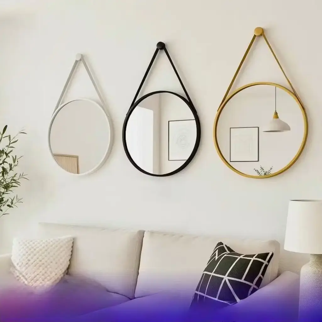 مرايا تعليق دائرية قطر 53 سم 