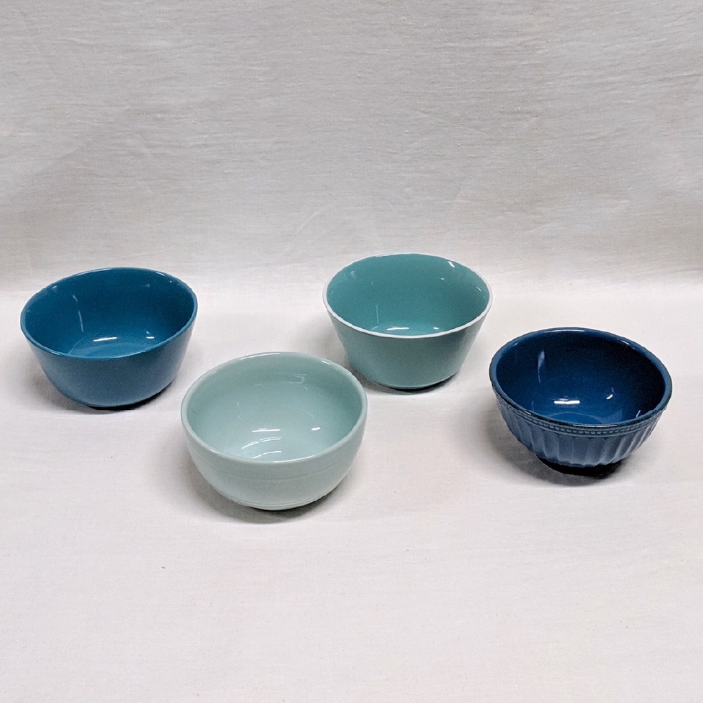 طقم زبادي بورسلان متعدد الالوان