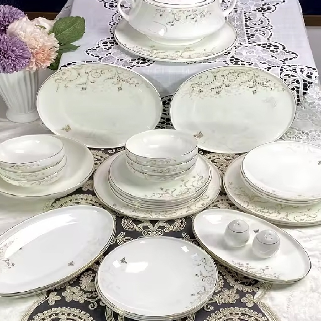 طقم بورسلان عالي الجودة مقاوم للحرارة