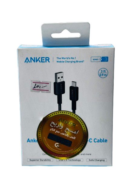 وصلة شحن انكر usb to tyb c فاست شارجر