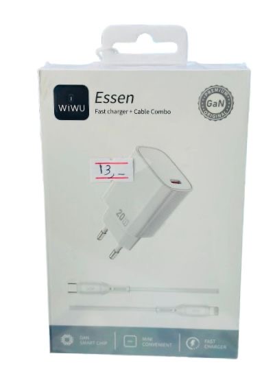 شاحن wiwu كامل تايب سي ايفون فاست شارجر