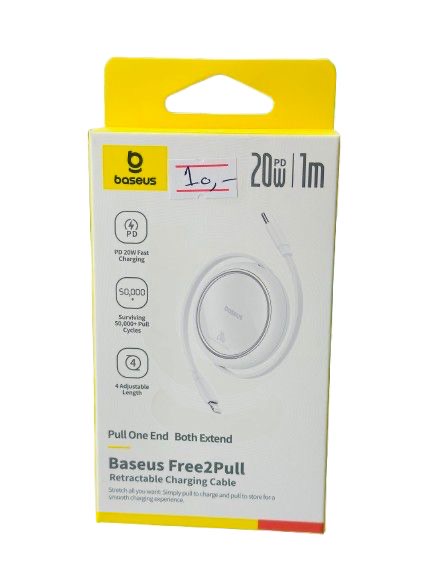 وصلة شحن من بيسوس free 2 pull طولها متر