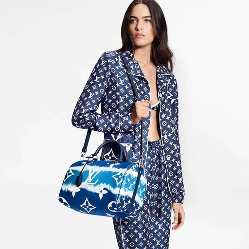 Louis Vuitton Keepall Bandoulière – Tie-Dye Blue Edition