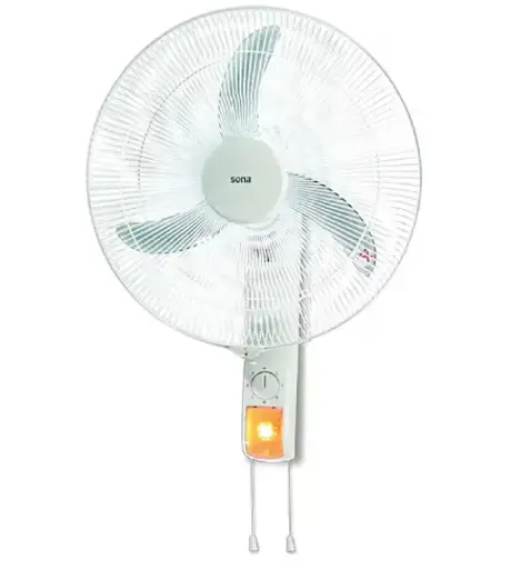 سونا مروحة حائط, 18 انش, 3 سرعات – أبيضWF-550