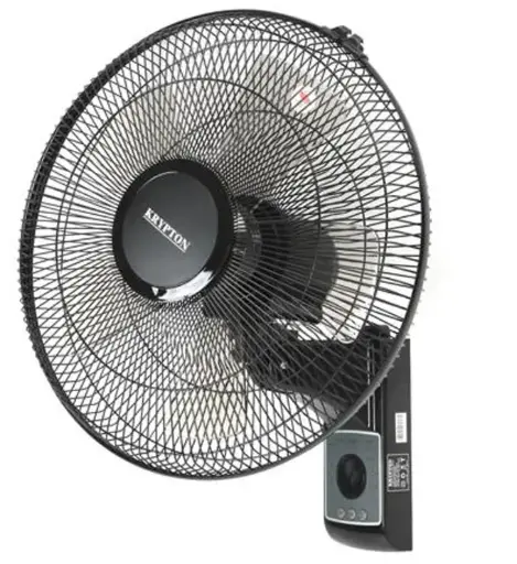 كريبتون مروحة جنب 16 انش 5 فراشات مع ريموت KNF5242