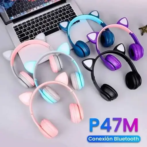 سماعة القطة المضيـئة