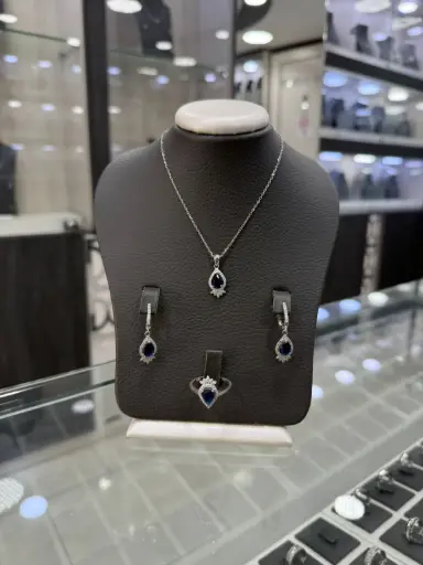 طقم فضة كامل بدون سوارة 