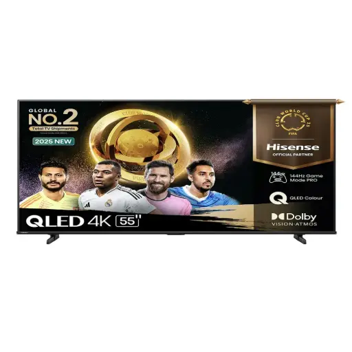 HISNSE TV - QLED/4K - 55 Inch