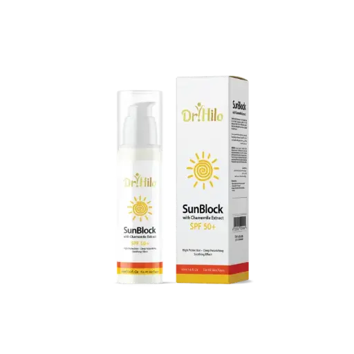 كريم واقي الشمس SPF50 ومدعم بالفيتامينات والبابونج 50 مل