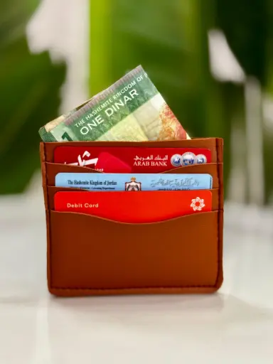 محفظه جلدية عمل يدوي 