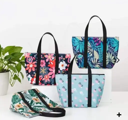 حقيبة يد عصرية بتصاميم طبيعية 🌸🌿