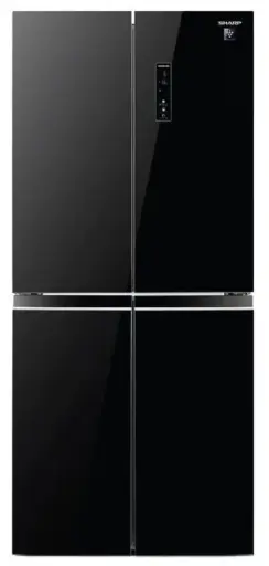 ثلاجة شارب 560 لتر 4 ابواب سيكوريت اسود SJ-FH560-BK3