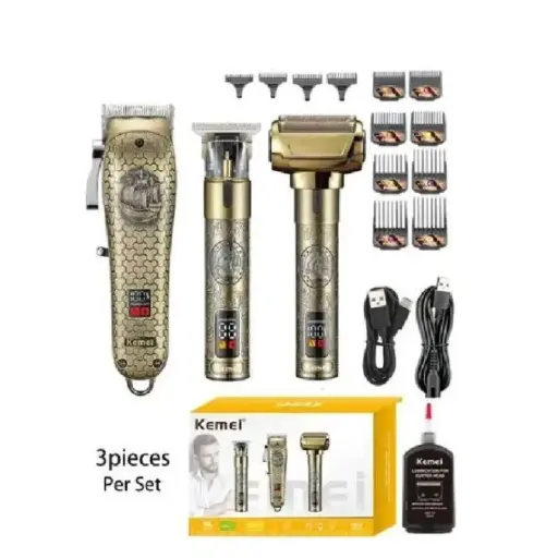 طقم ماكنة حلاقة رجالي كيمي KM-8542